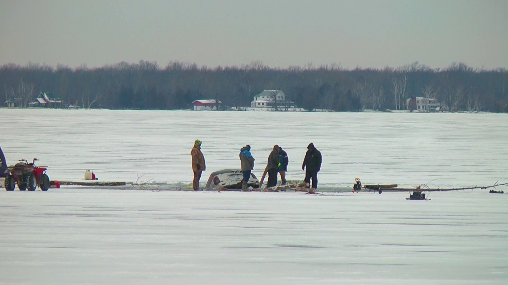 Ice Fisher Lucky to be Alive After Car Sinks in Long Lake – WBKB 11